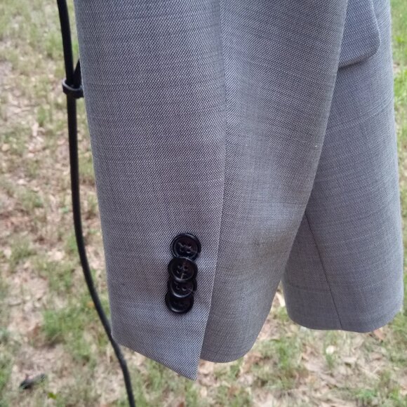 Tommy Hilfiger worsted wool gray blazer sz 38 - Picture 5 of 14